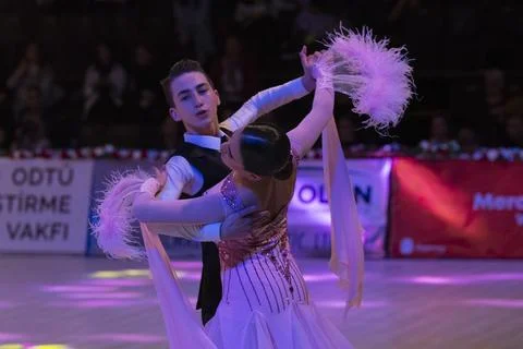 Ballroom Dancing Competition Stock Photos