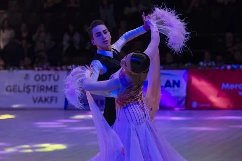 Ballroom Dancing Competition Stock Photos