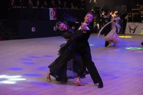 Ballroom Dancing Competition Stock Photos