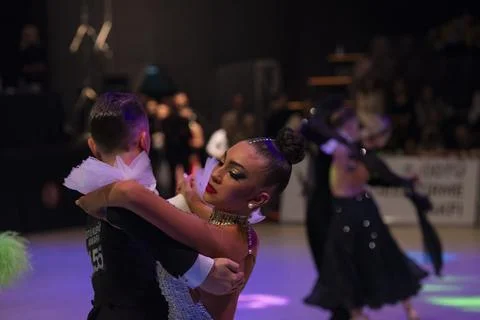 Ballroom Dancing Competition Stock Photos