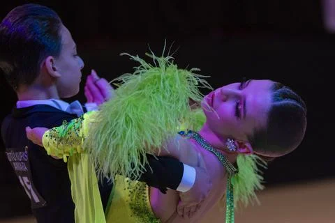 Ballroom Dancing Competition Stock Photos