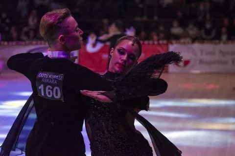 Ballroom Dancing Competition Stock Photos