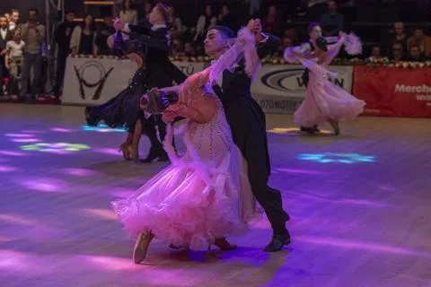 Ballroom Dancing Competition Stock Photos