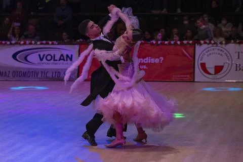 Ballroom Dancing Competition Stock Photos