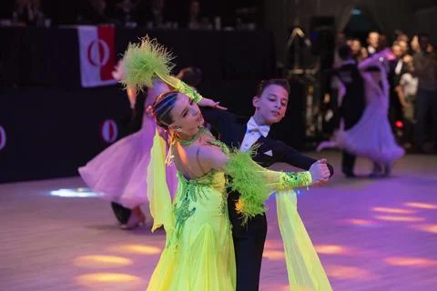 Ballroom Dancing Competition Stock Photos