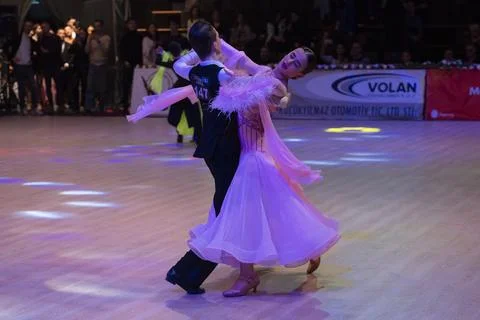 Ballroom Dancing Competition Stock Photos
