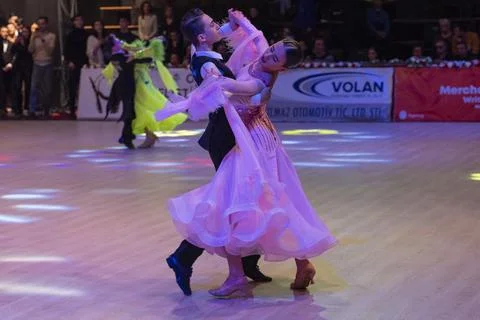 Ballroom Dancing Competition Stock Photos