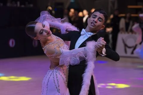 Ballroom Dancing Competition Stock Photos