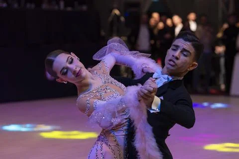 Ballroom Dancing Competition Stock Photos