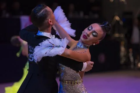 Ballroom Dancing Competition Stock Photos