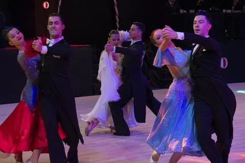 Ballroom Dancing Competition Stock Photos