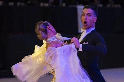 Ballroom Dancing Competition Stock Photos