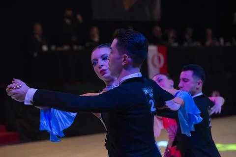 Ballroom Dancing Competition Stock Photos
