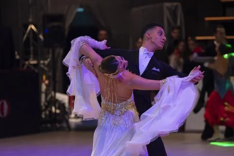 Ballroom Dancing Competition Stock Photos