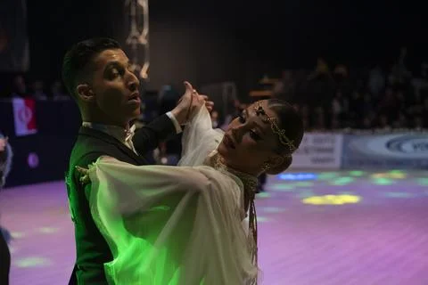 Ballroom Dancing Competition Stock Photos