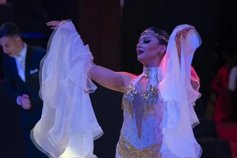Ballroom Dancing Competition Stock Photos