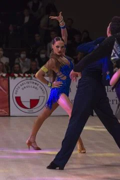 Ballroom Dancing Competition Stock-Fotos