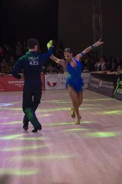 Ballroom Dancing Competition Stock Photos