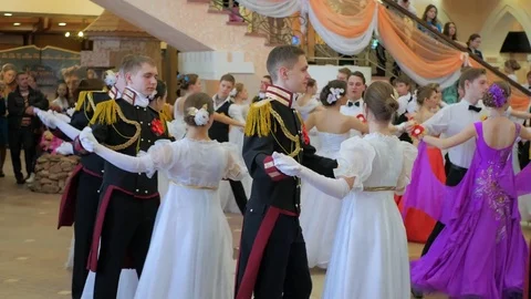 Ballroom dancing Stock Footage 72944810