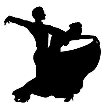 Ballroom Dancing Stock Illustration