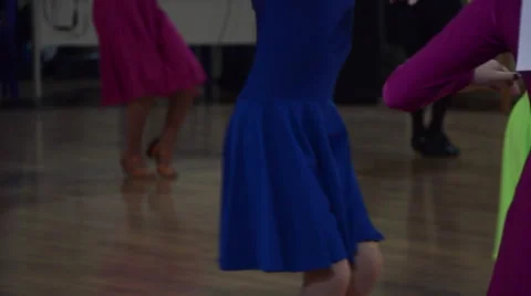 Ballroom Dancing Kids on Spring 2016 Championship Stock Footage 61071260