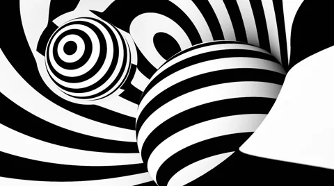 Balls with animated Stripe Stock Footage 50380821