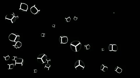 Balls-in-a-Box-Loop03 Stock Footage 11226625