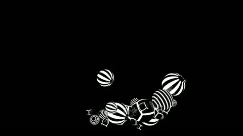 Balls-in-a-Box-Loop21 Stock Footage 11209465