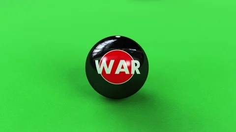 Balls breaking on pool table Video stock 77056548