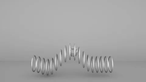 Balls in circles Stock Footage 89815565