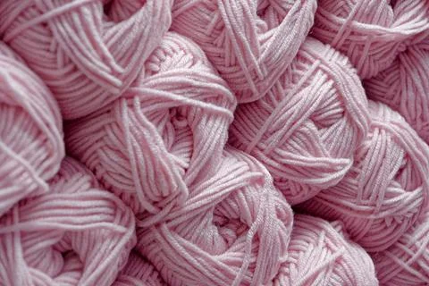 Balls of colored threads Stock Photos