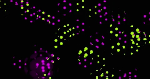 Balls of different shades fly towards the viewer Stock Footage 143239828