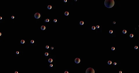 Balls of different shades Stock Footage 143239796