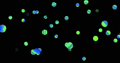 Balls of different shades Stock Footage 143239917