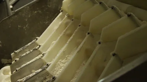 Balls of Dough in a Factory - Static 스톡 동영상 40012985