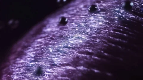 Balls dropping of abstract surface Видео 84513866