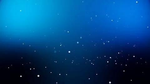 Balls falling on a blue gradient background Stock Footage 99522789