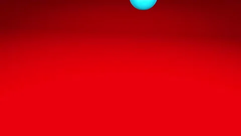 Balls flutter from the capsule. 3d animation Video stock 132590780