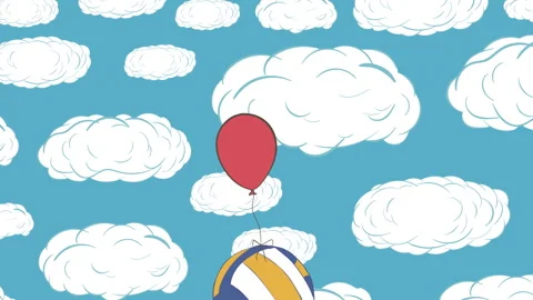 Balls fly up Stock Footage 92361548