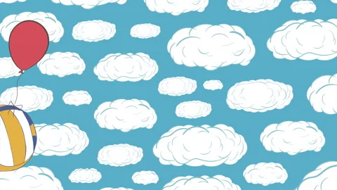 Balls fly forward Stock Footage 92361435