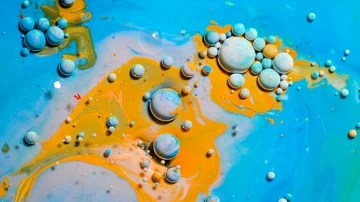 Balls of ink, abstract background Stock Footage 85911788