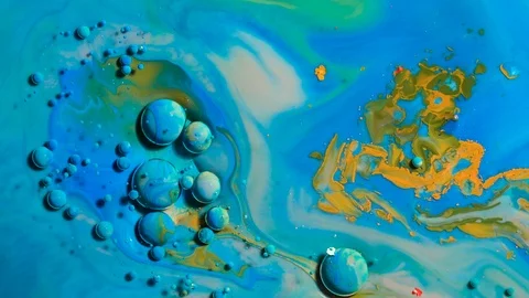 Balls of ink, abstract background Stock Footage 86686757