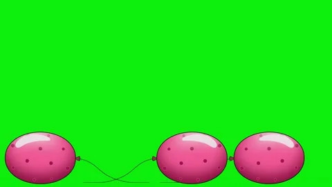 Balls Isolated Green Screen Stock Footage Video stock 343928450