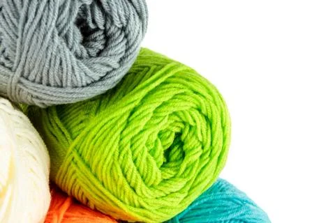 Balls of knitting yarn Stock-Fotos