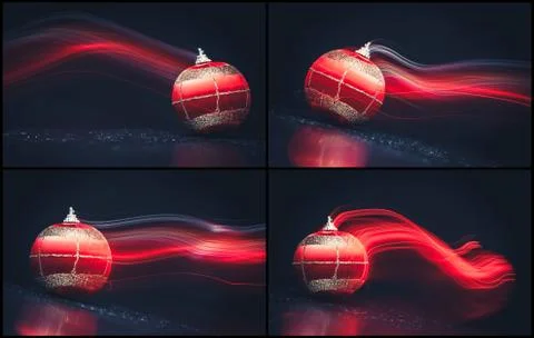 Balls lights background Stock Photos