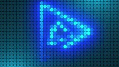 Balls neon backdrop Stock Illustration