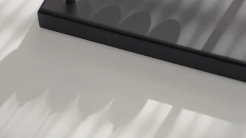 The Balls Of A Newton’s Cradle Colliding In Slow Motion Video stock 234979956