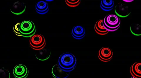 Balls orbit 2 Stock Footage 866358