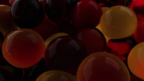 Balls soft transparent abstract Video stock 306587097