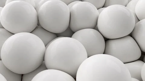 Balls soft white Abstract Stock Footage 306587063